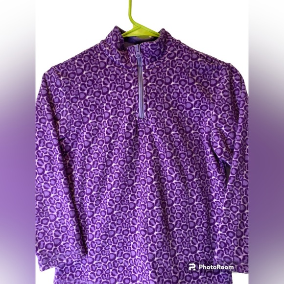 Hanna Andersson 1/4 zip up sweater size 130cm ,US 8 - Picture 3 of 4